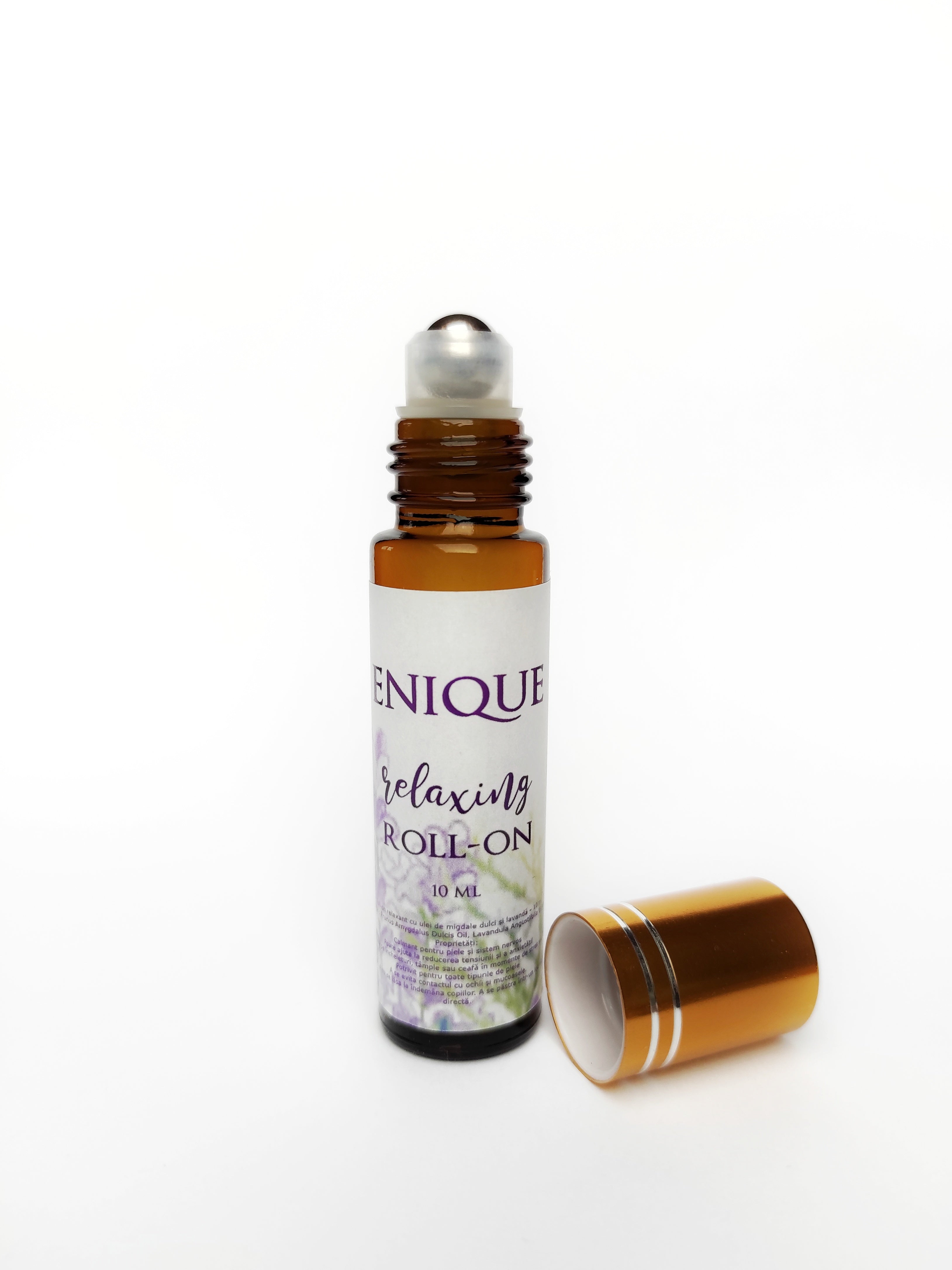 Roll-on relaxant cu ulei esențial de lavandă, 10ml