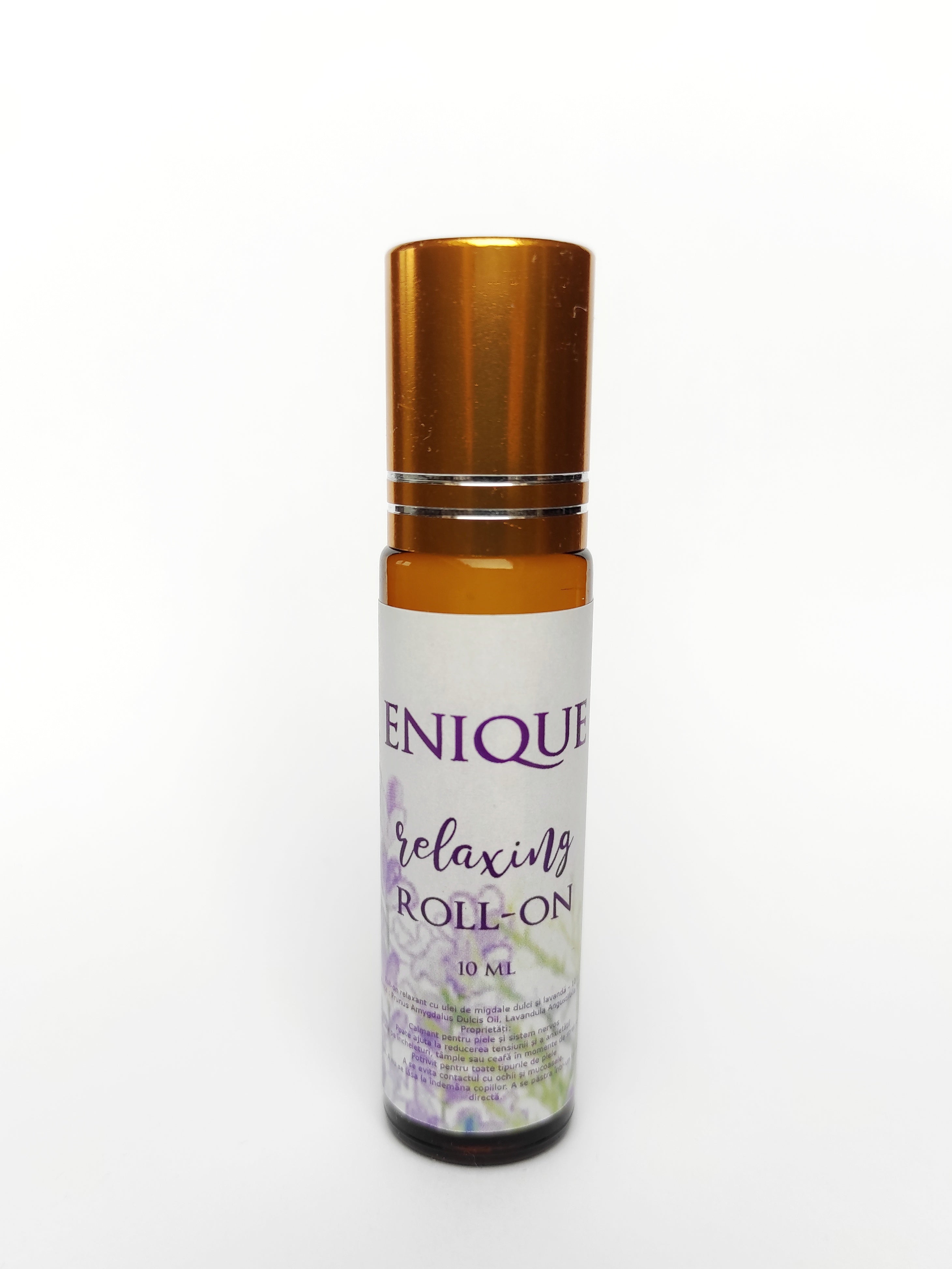 Roll-on relaxant cu ulei esențial de lavandă, 10ml