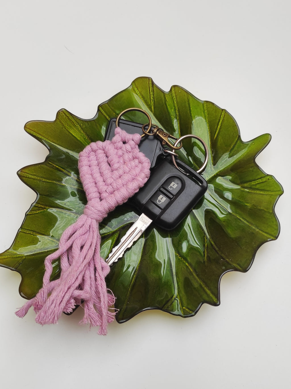Breloc Macrame Inimă