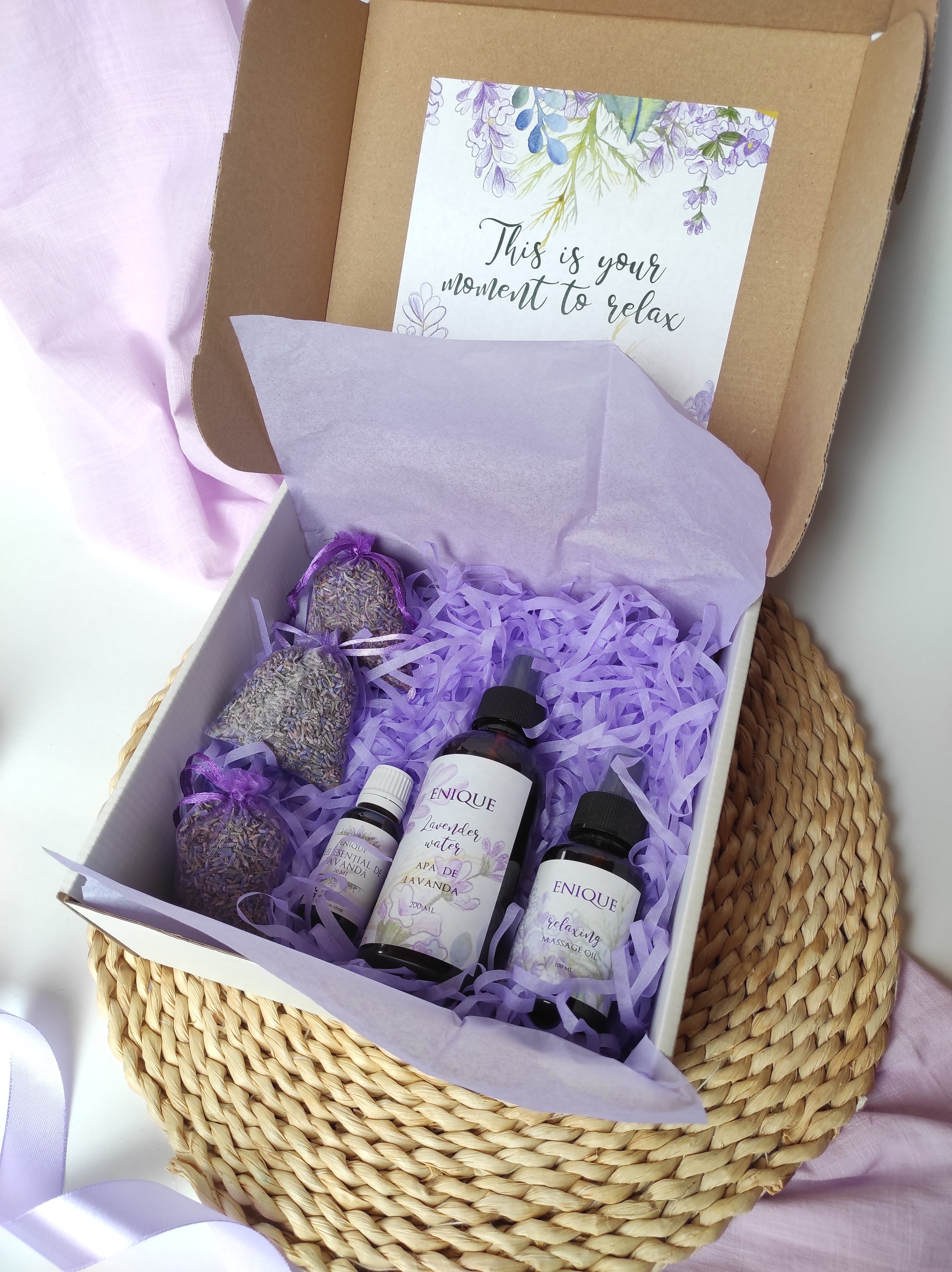 Set cadou "Garden Bliss" pentru ritualuri de îngrijire cu lavandă