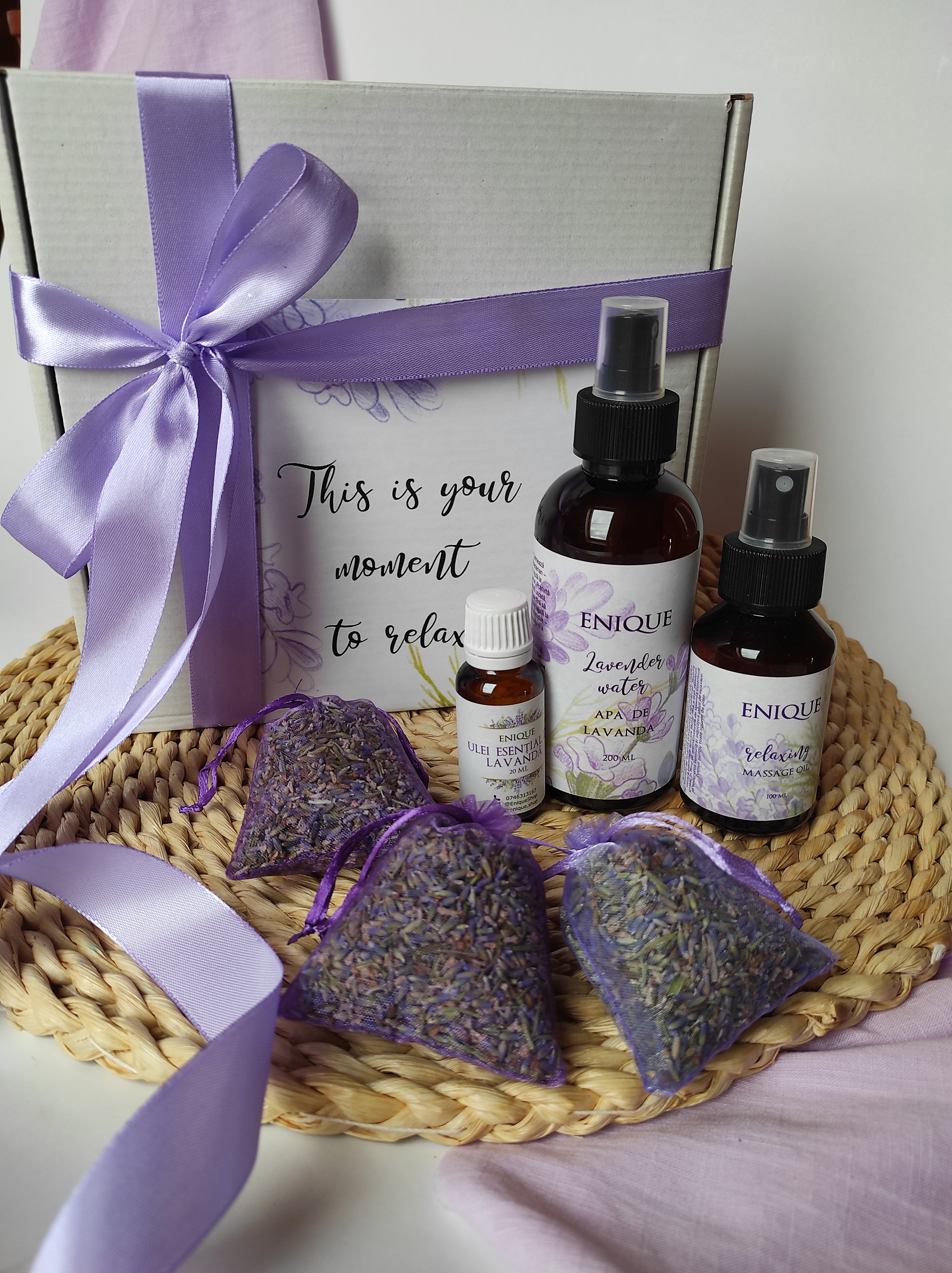 Set cadou "Garden Bliss" pentru ritualuri de îngrijire cu lavandă